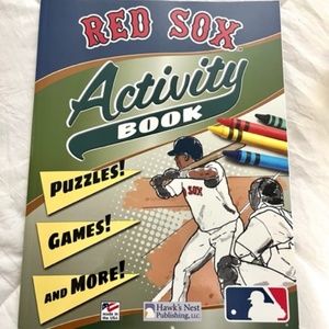 Boston Red Sox Activity Book for Children ~ NEW, never used, still in packaging